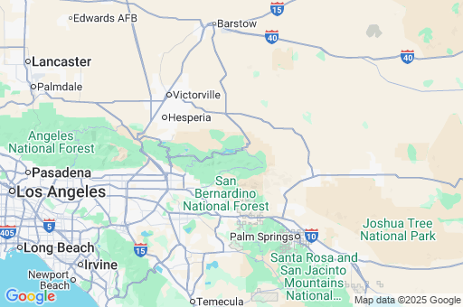 Map of Big Bear Lake