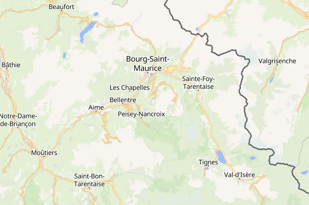 Arc 1800 Area Map