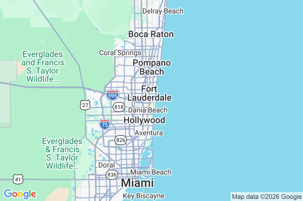 Port Everglades Area Map Port Everglades Area Map