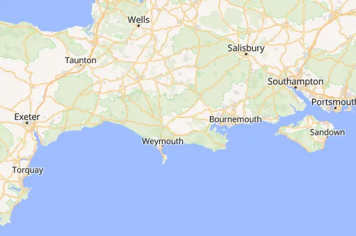 Map of Dorset
