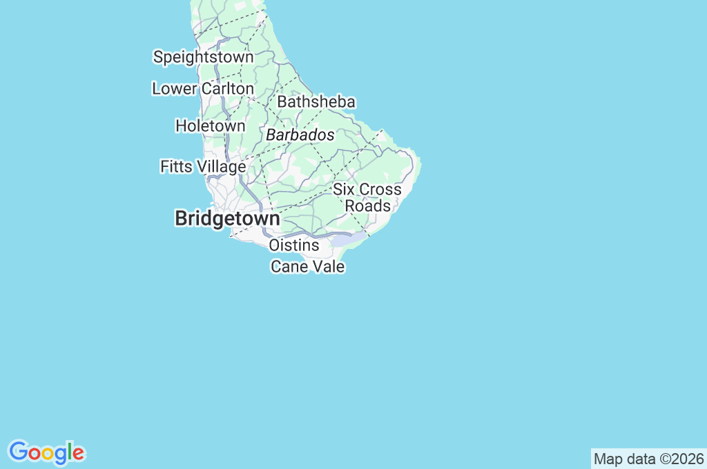 Grantley Adams International Airport Area Map