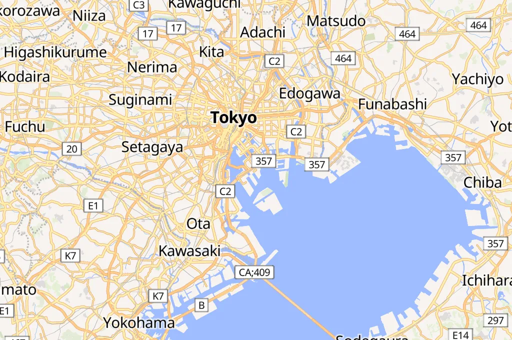 Ariake Area Map Ariake Area Map