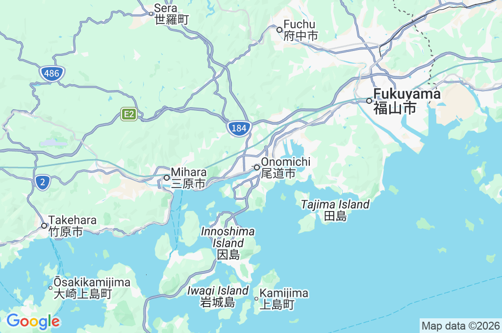 Teleférico del monte Senkoji Area Map