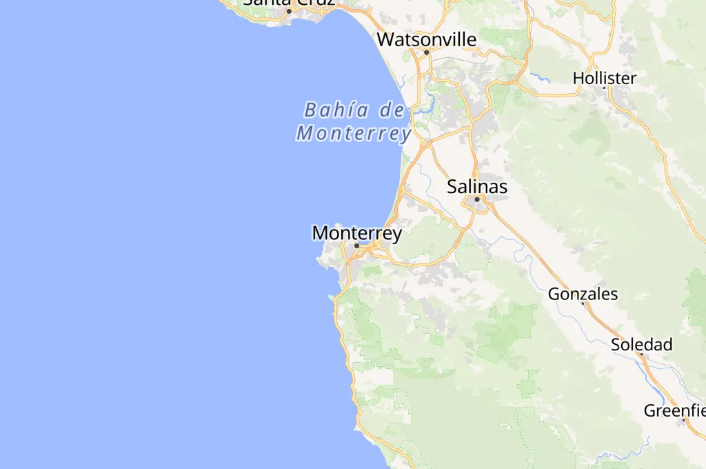 Acuario de la bahía de Monterey Area Map Acuario de la bahía de Monterey Area Map