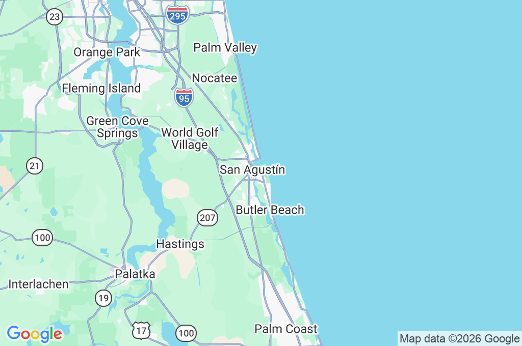 St. Augustine Alligator Farm Area Map