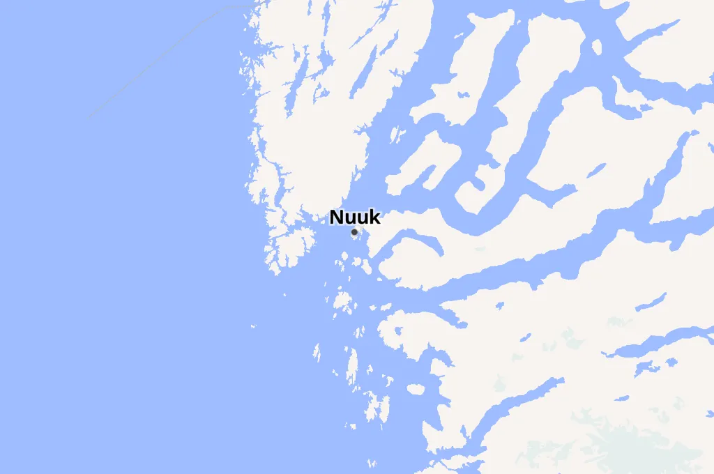 Puerto de Nuuk Area Map