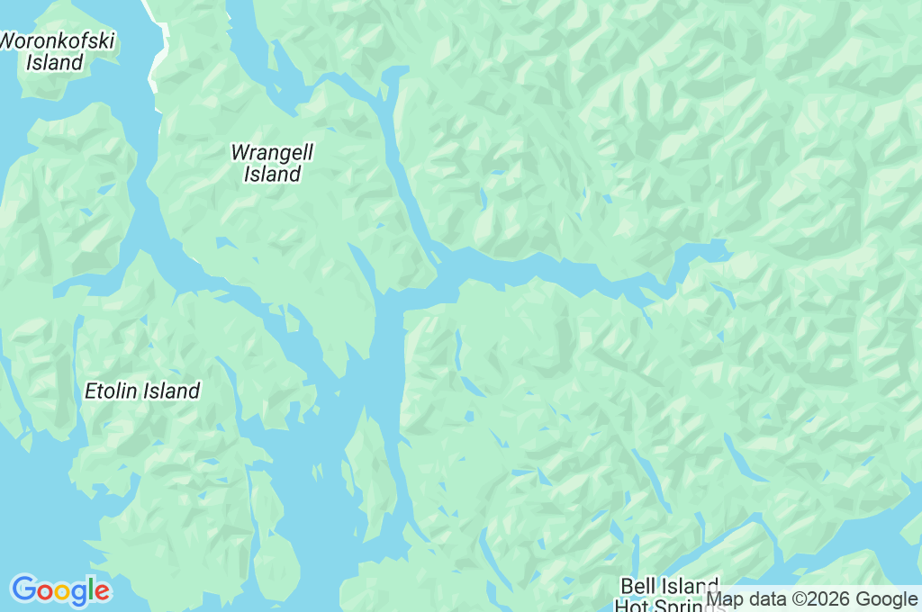 Anan Creek Area Map