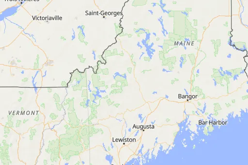 Map of Carrabassett Valley