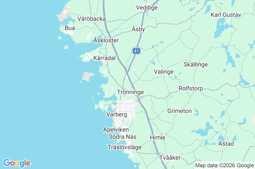 Annebergsbanan Area Map