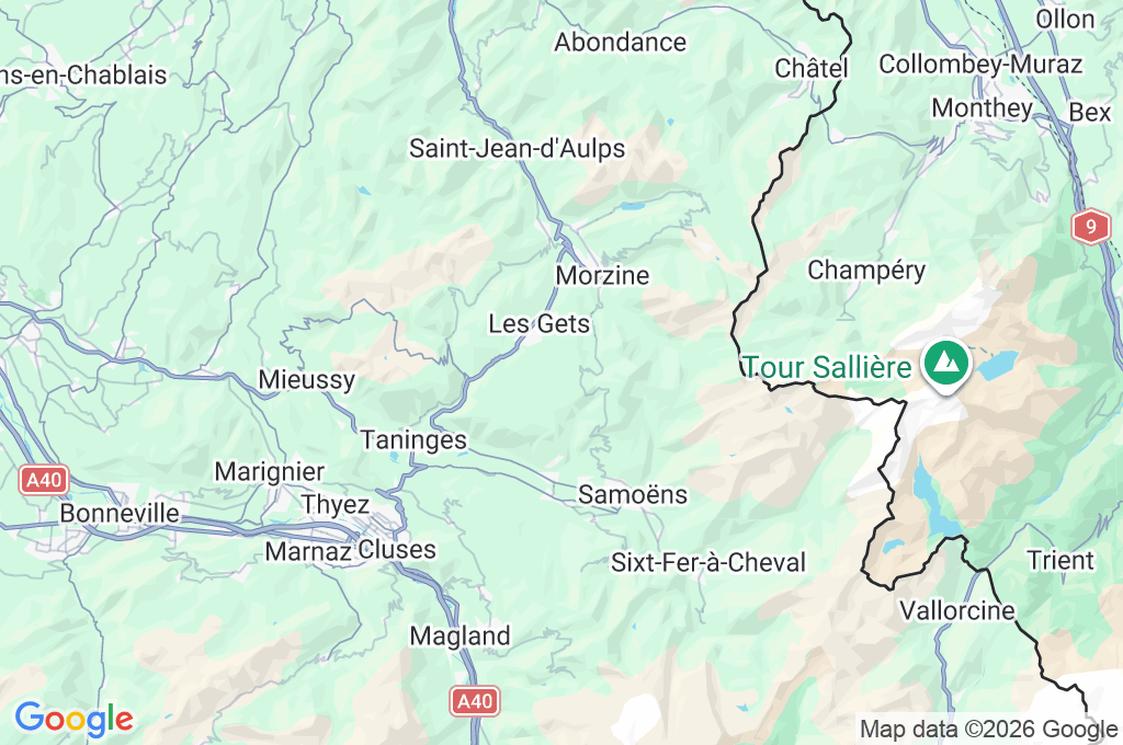 Telesilla de Ranfoilly Area Map Telesilla de Ranfoilly Area Map