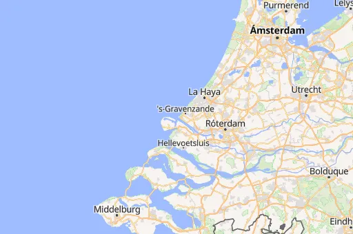 Map of Rótterdam