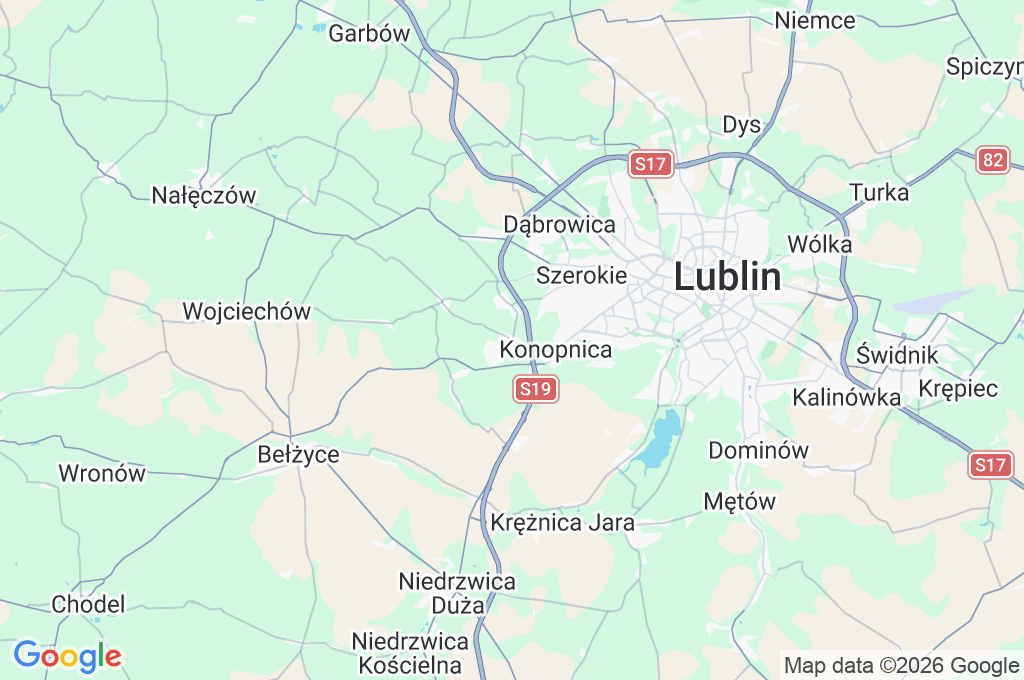 Kozubszczyzna Area Map Kozubszczyzna Area Map