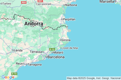 Map of Girona