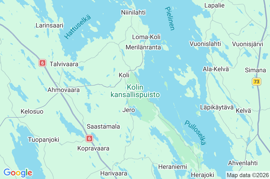 Koli Area Map