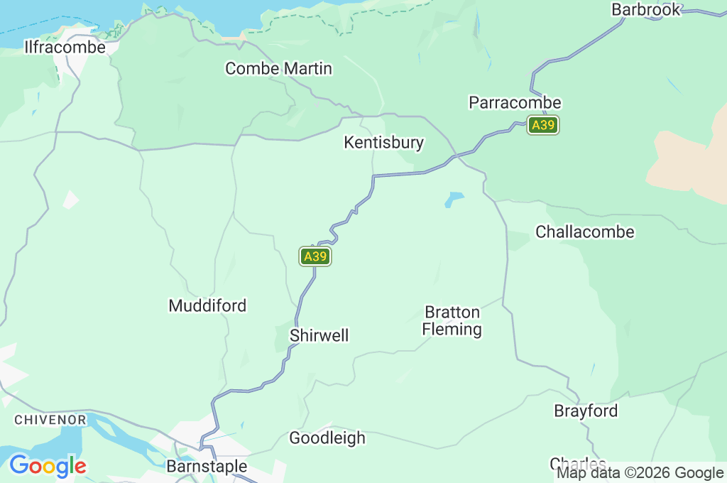 Arlington Court Area Map