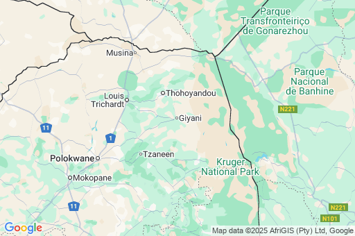 Map of Mopani