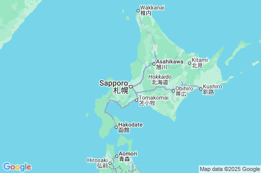 Map of Hokkaido