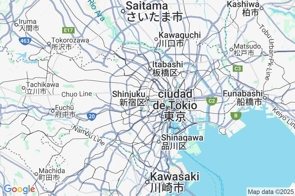 Shinjuku Area Map