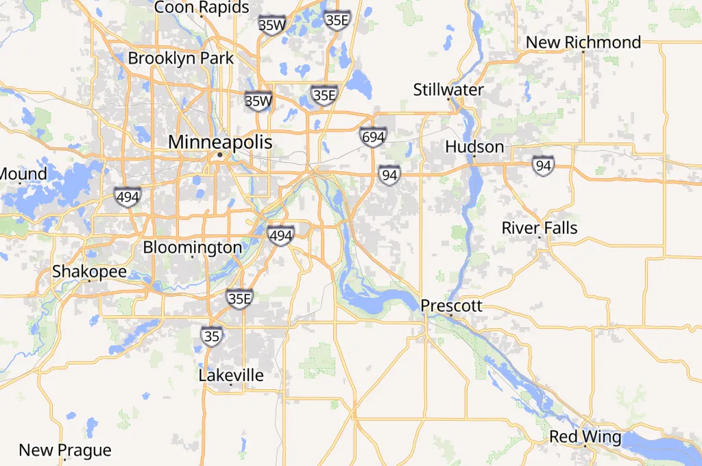 Newport Area Map