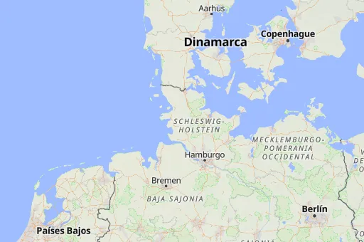Map of Schleswig-Holstein