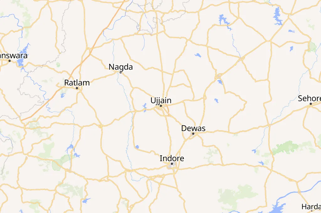 Templo Shri Mahakaleshwar Jyotirlinga Area Map Templo Shri Mahakaleshwar Jyotirlinga Area Map