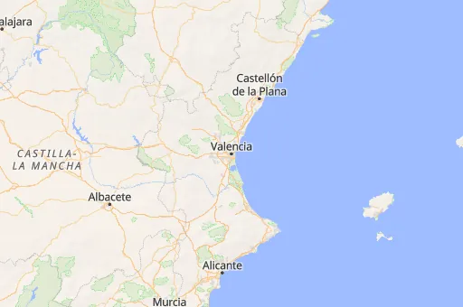 Map of Valencia