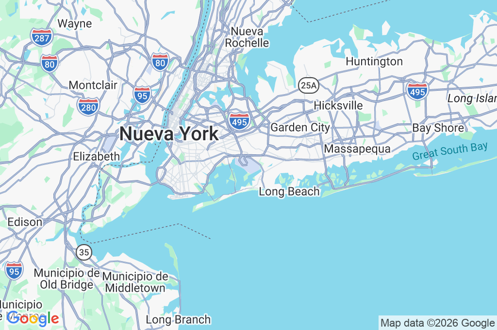 Aeropuerto Internacional John F. Kennedy Area Map