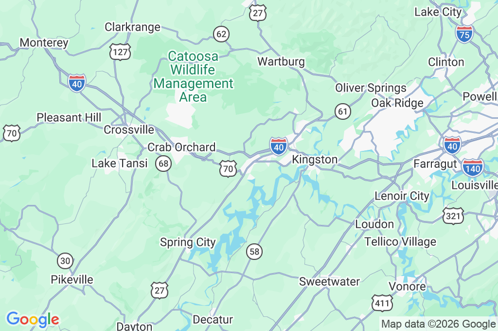 Rockwood Area Map