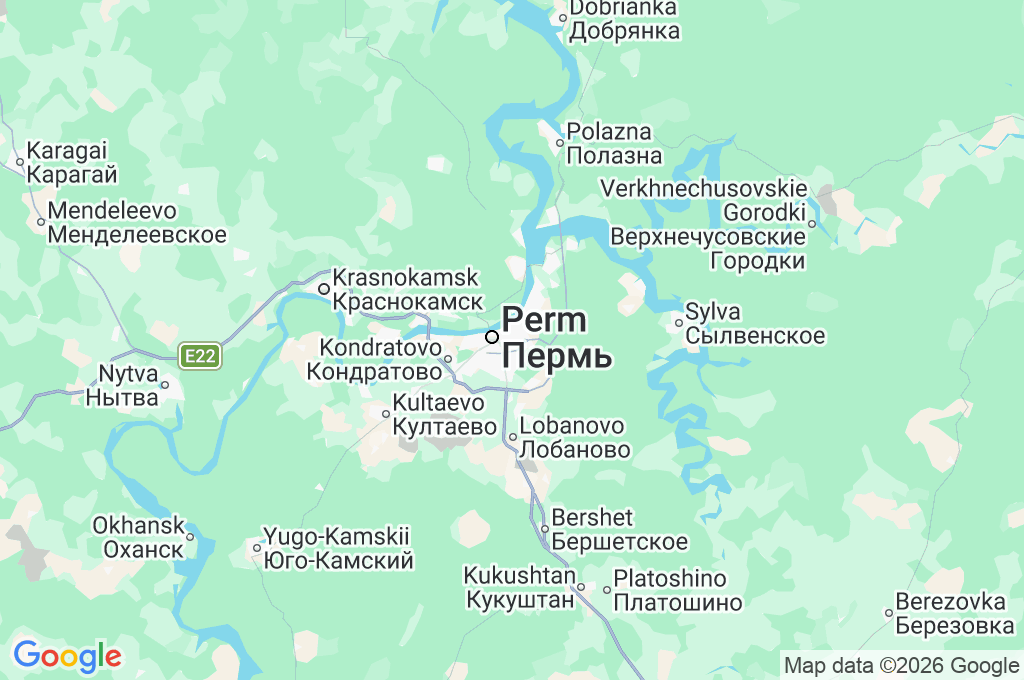 Perm Expo Area Map Perm Expo Area Map