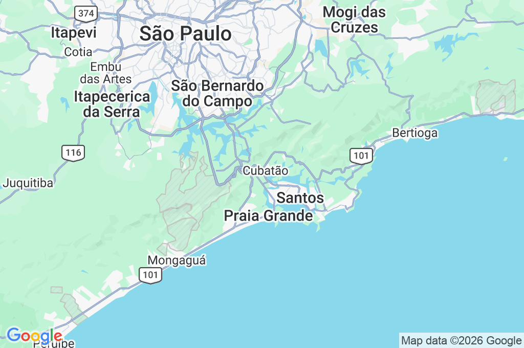 Vila Natal Area Map