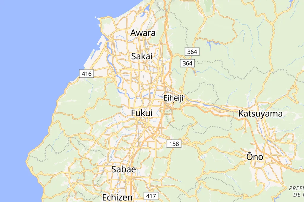Cruce de Owada Area Map