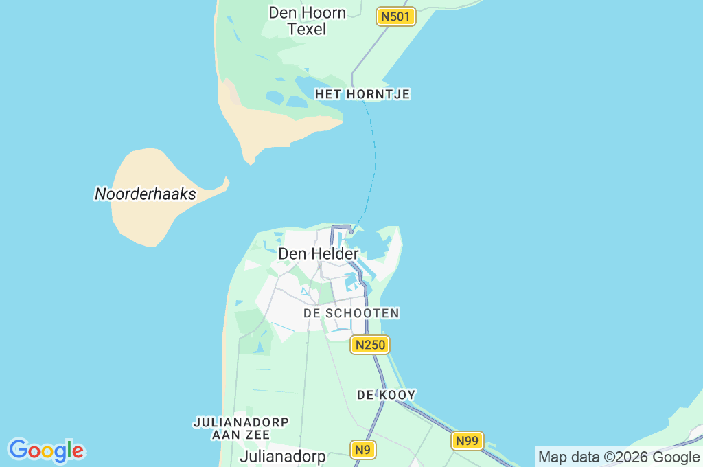 Den Helder Area Map Den Helder Area Map