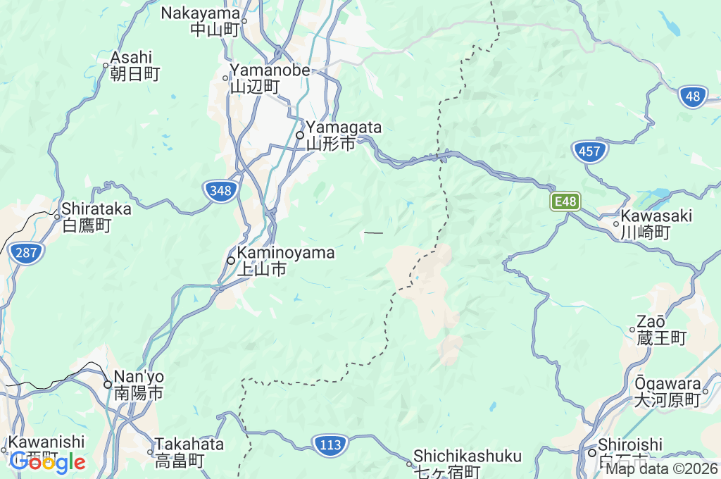 Zao Onsen Area Map Zao Onsen Area Map