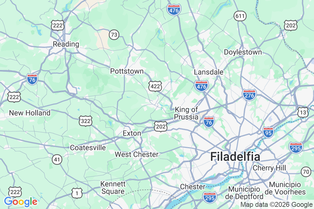 Phoenixville Area Map