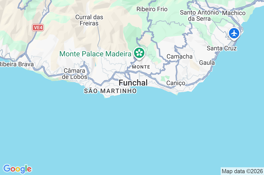 Marina de Funchal Area Map Marina de Funchal Area Map