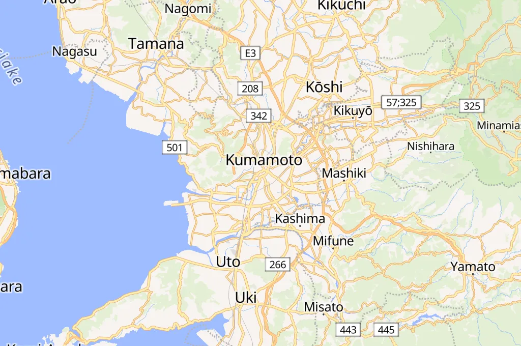 Barrio de Chuo Area Map Barrio de Chuo Area Map