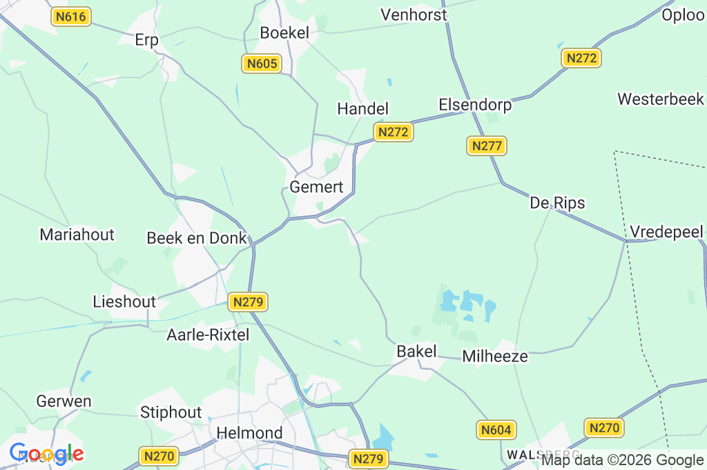 De Mortel Area Map
