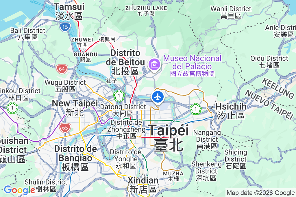 Parque Ribereño de Dajia Area Map