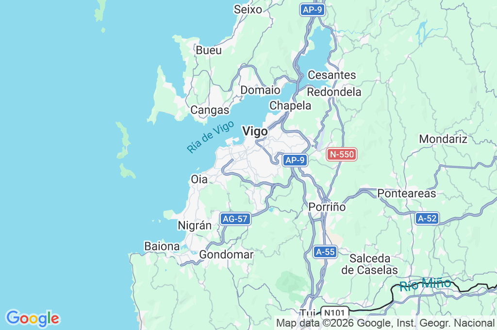 Avenida de Castrelos Area Map