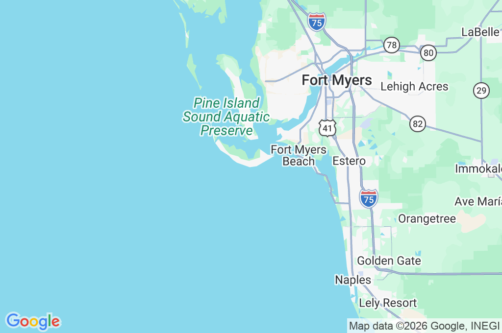 Playa de Sanibel Area Map Playa de Sanibel Area Map