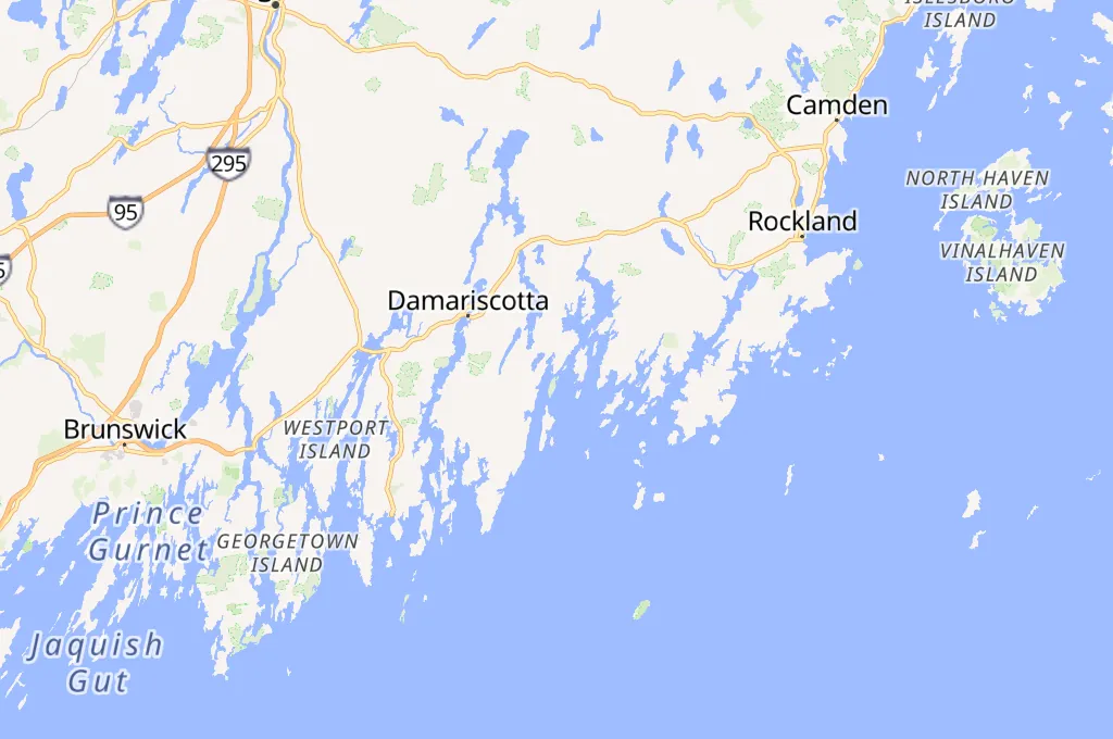 Hog Island Area Map Hog Island Area Map
