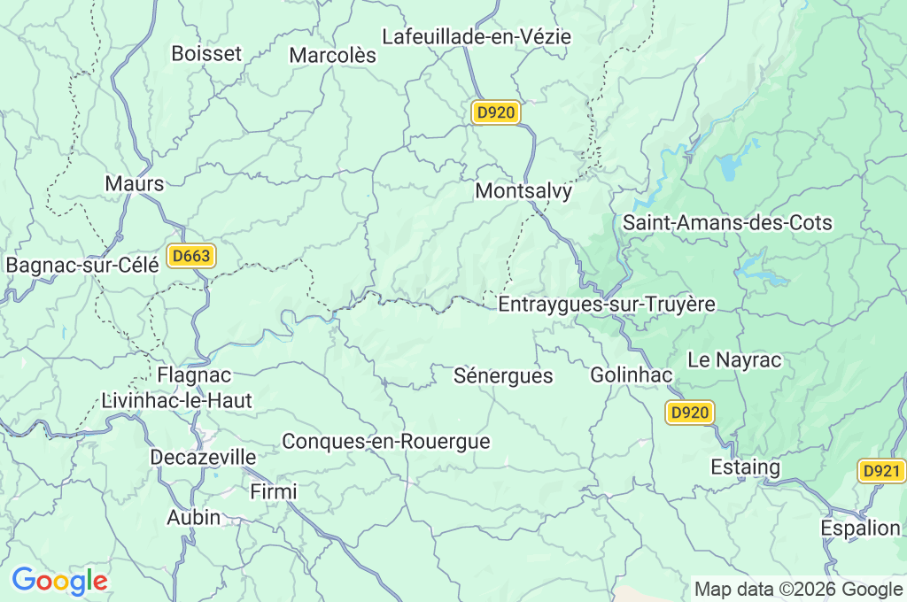 Montarnal Area Map