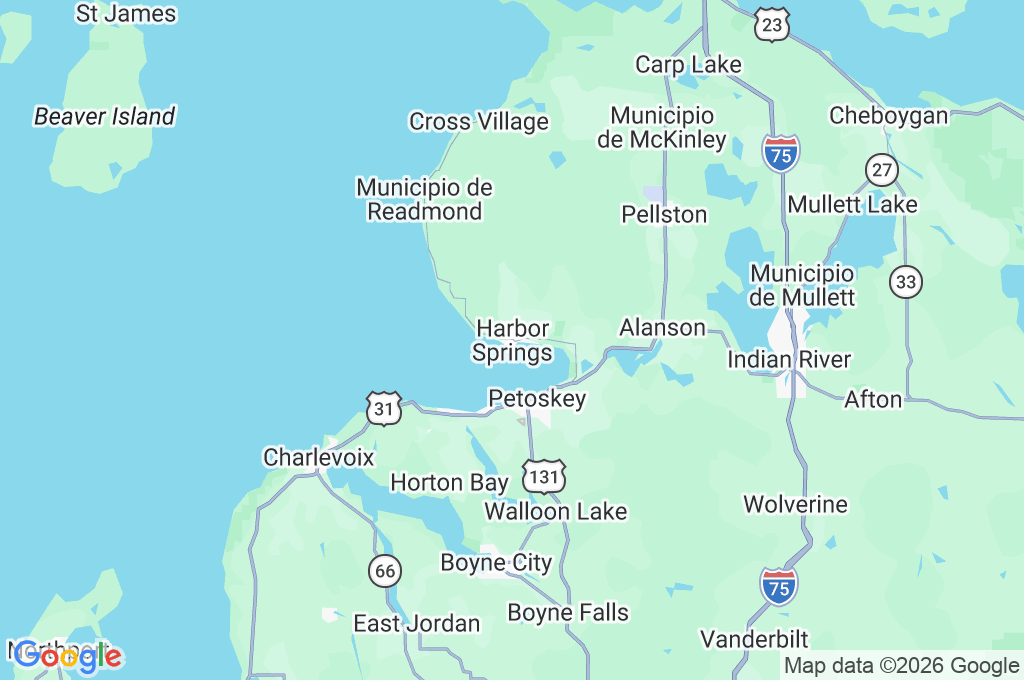 Harbor Springs Area Map