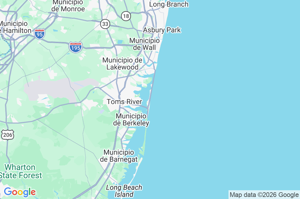 Lavallette Area Map