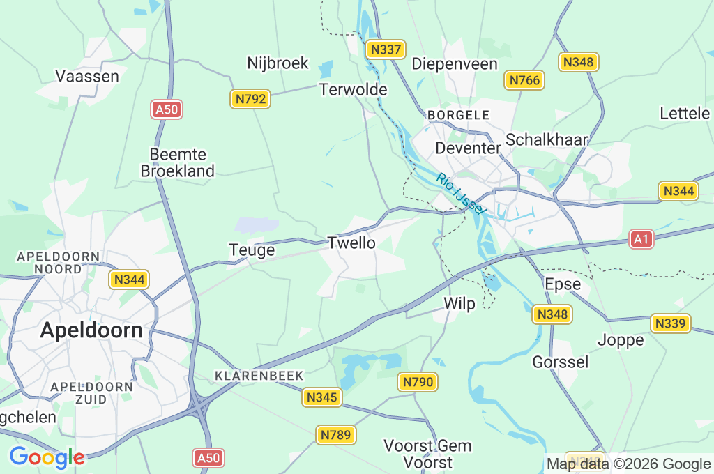 Twello Area Map Twello Area Map