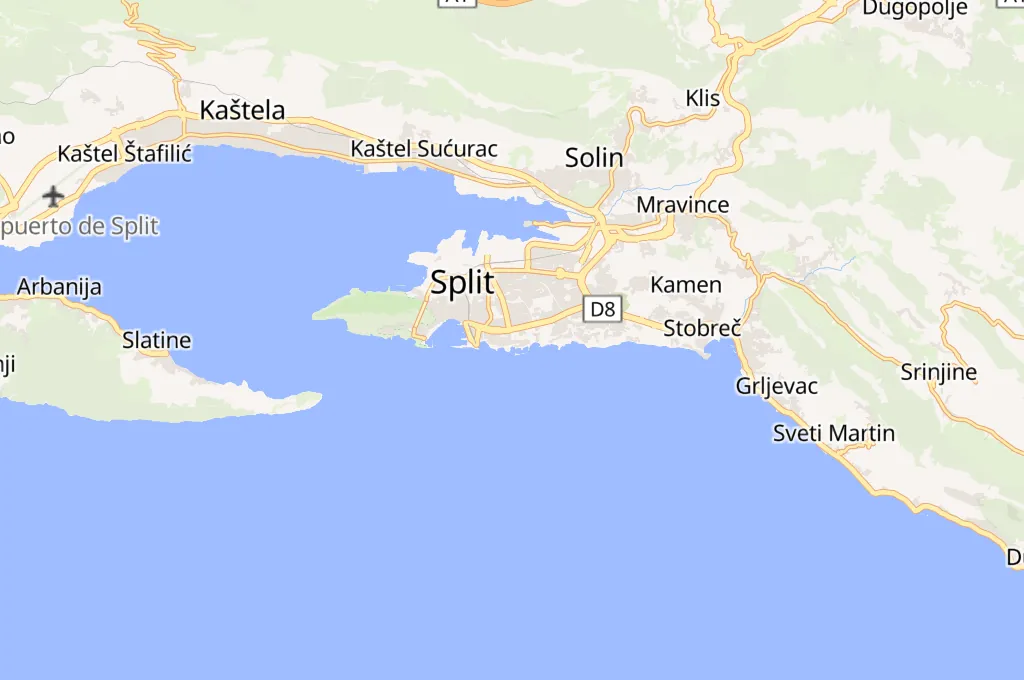 Split Area Map Split Area Map