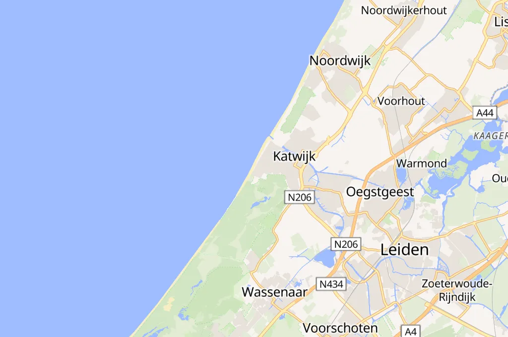 Katwijk aan Zee Area Map Katwijk aan Zee Area Map
