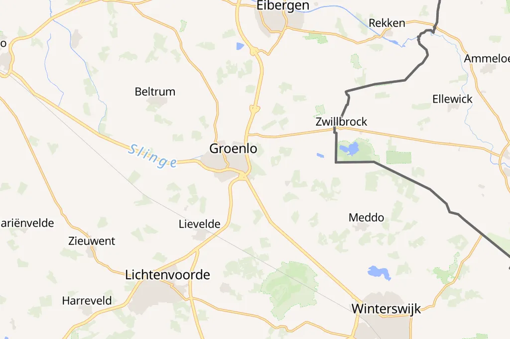 Marveld Recreatie Area Map