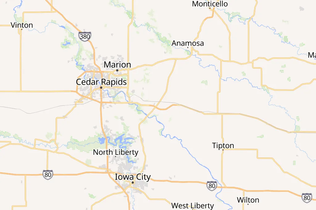 Mount Vernon Area Map