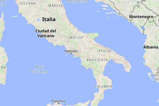 Map of Campania